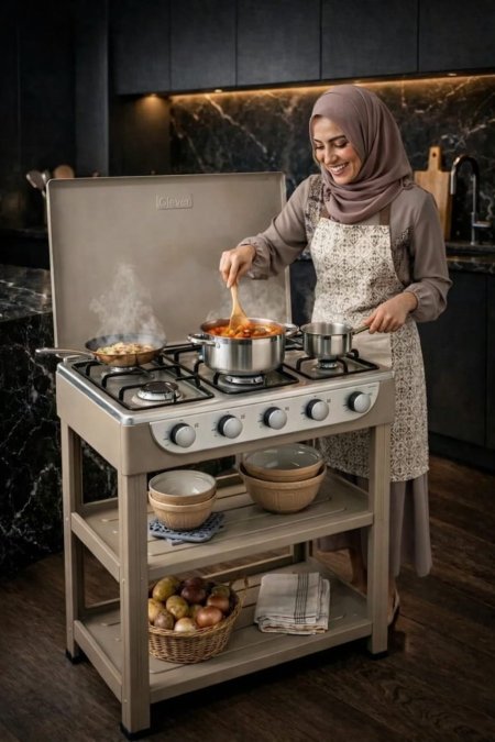 غاز 5 عيون Clever Chef